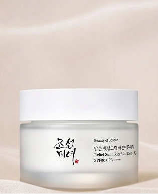 Relief Sun Rice and Probiotics SPF50 sunscreen