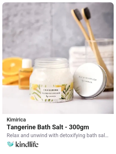 Kimirica: Tangerine Bath Salt - 300gm