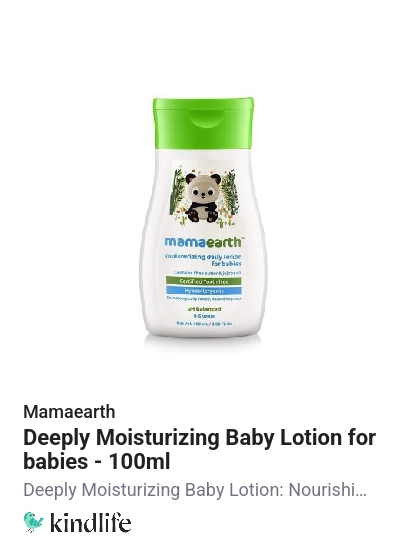 Mamaearth lotion for store baby