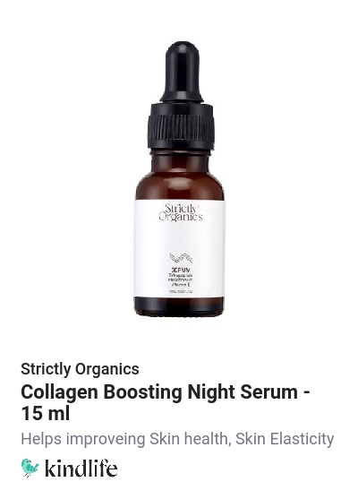 Strictly Organics: Collagen Boosting Night Serum - 15 ml