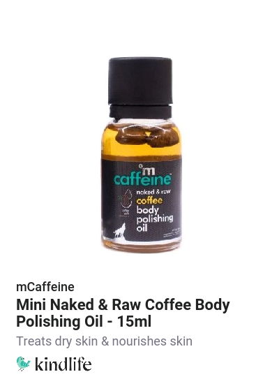 MCaffeine Mini Naked Raw Coffee Body Polishing Oil 15ml