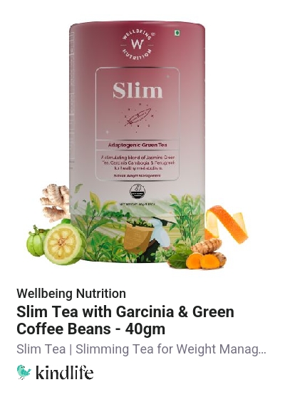 Wellbeing Nutrition Slim Tea with Garcinia & Green Coffee Beans 40gm