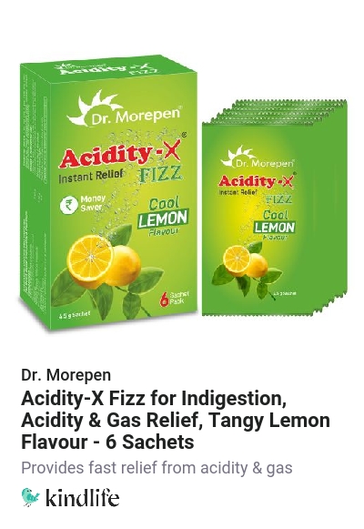 Dr Morepen Acidity X Fizz For Indigestion Acidity Gas Relief Tangy