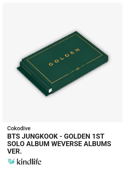 BTS Jungkook Album Golden Weverse Gift Ver. Early Bird Set (Shine+Solid+Substance+Weverse Album) - 4