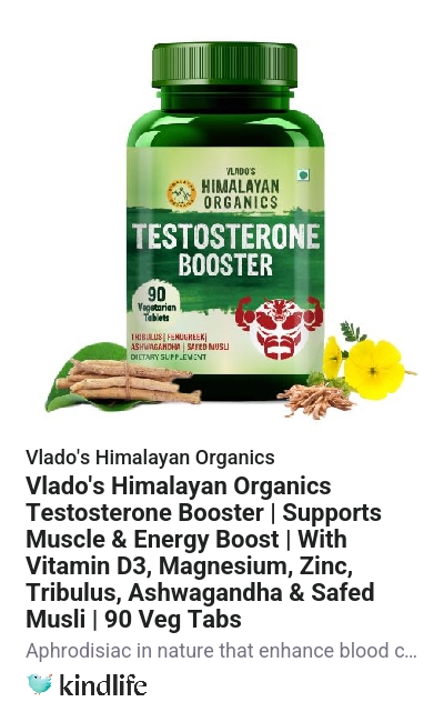 Himalayan Organics Testosterone Booster 90 Veg Tabs