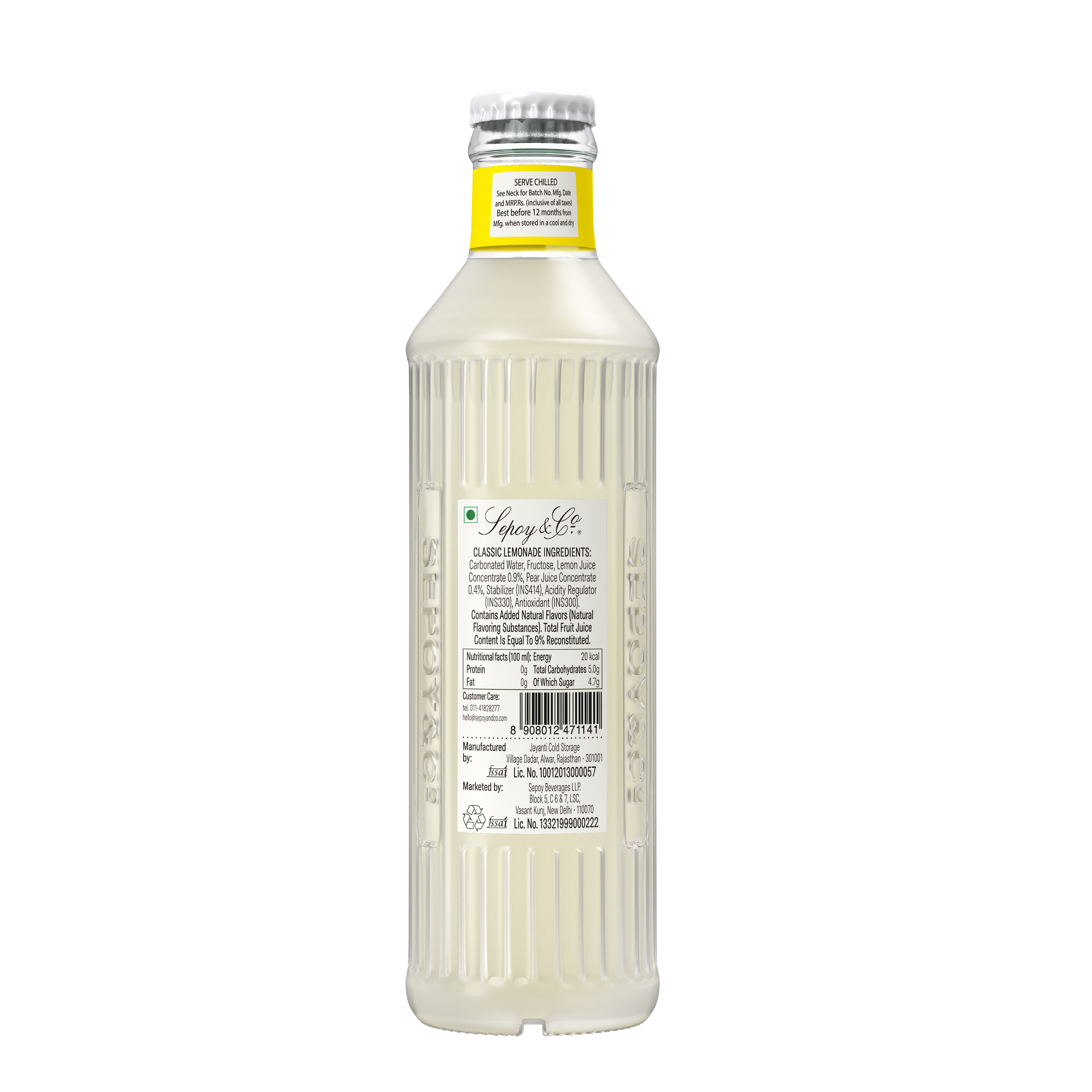 In The Body Beverages Cocktail Mixers Classic Lemonade Pack