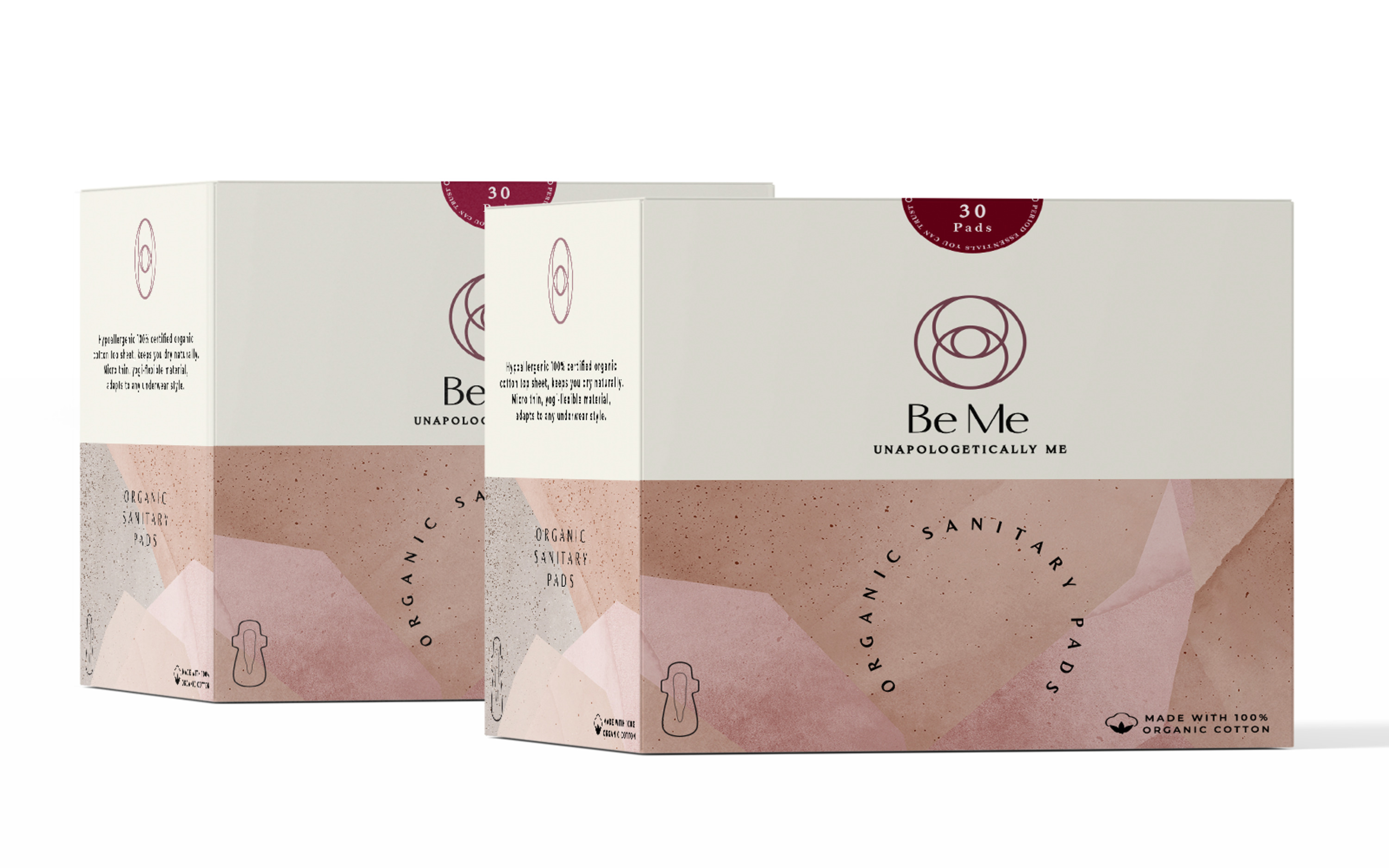 Be Me: Sanitary Pads for Women - COMBO (Flow Wise) - Pack of 60 Pads -  With