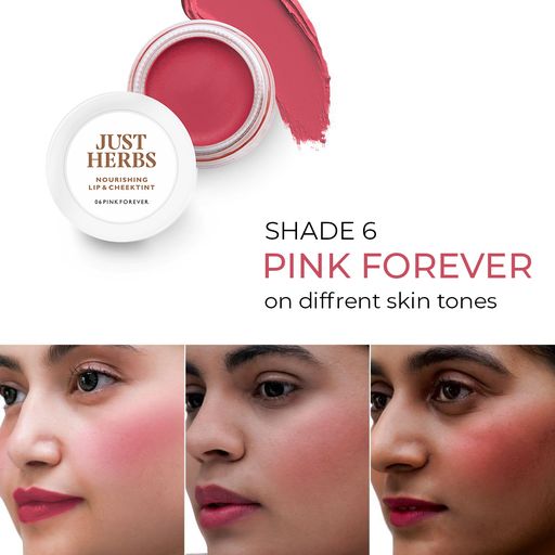 Just Herbs Lip and Cheek Tint Pink Forever06 4gm