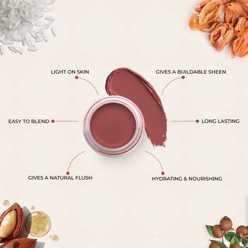 Just Herbs Lip and Cheek Tint Pink Forever06 4gm