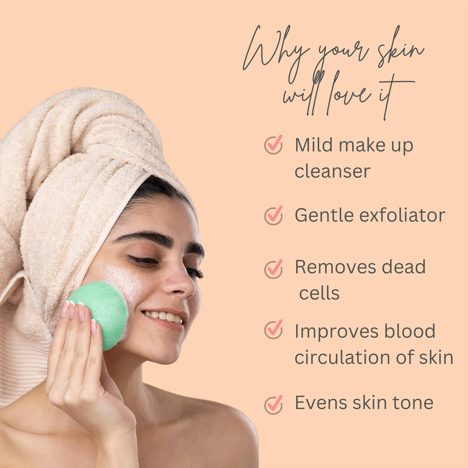 ClayCo. Matcha Konjac Sponge 20gm