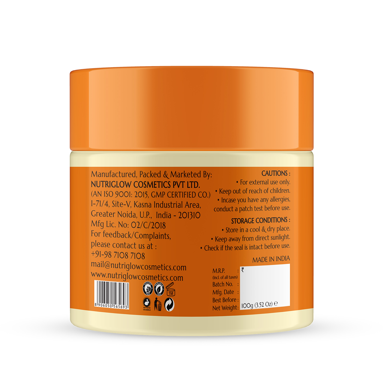 On The Body Skincare Moisturisers Vitamin C Lightening Body