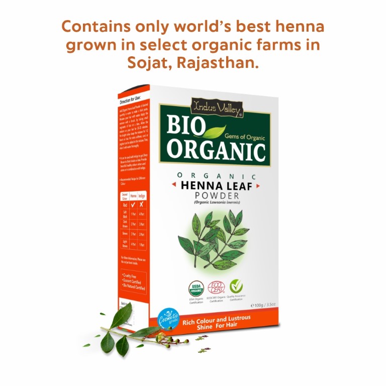 Indus Valley Henna Leaf Powder 100gm