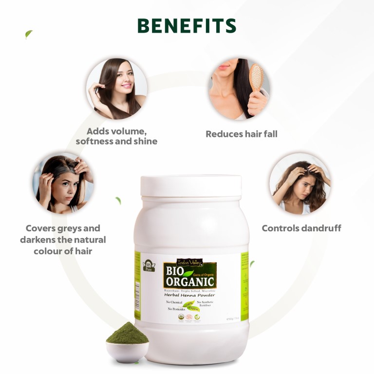 Indus Valley Herbal henna powder jar 500gm