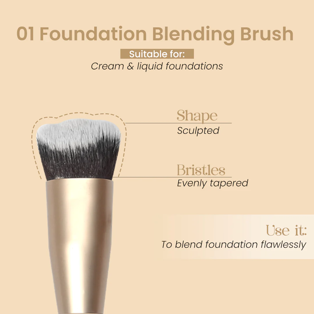 Milagro Beauty: Foundation Blending Brush 01