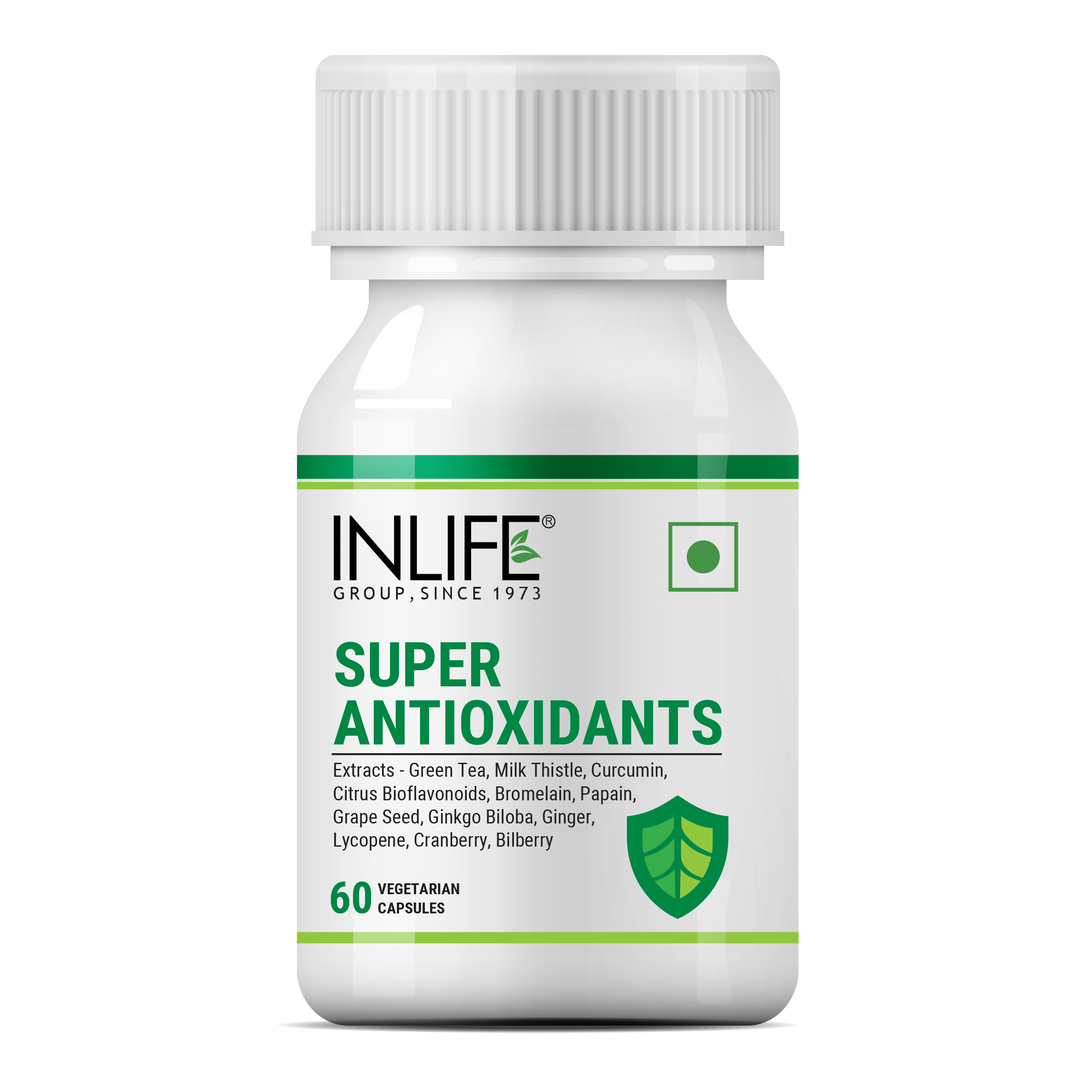 INLIFE Super Antioxidant Supplement 60 Vegetarian Capsules
