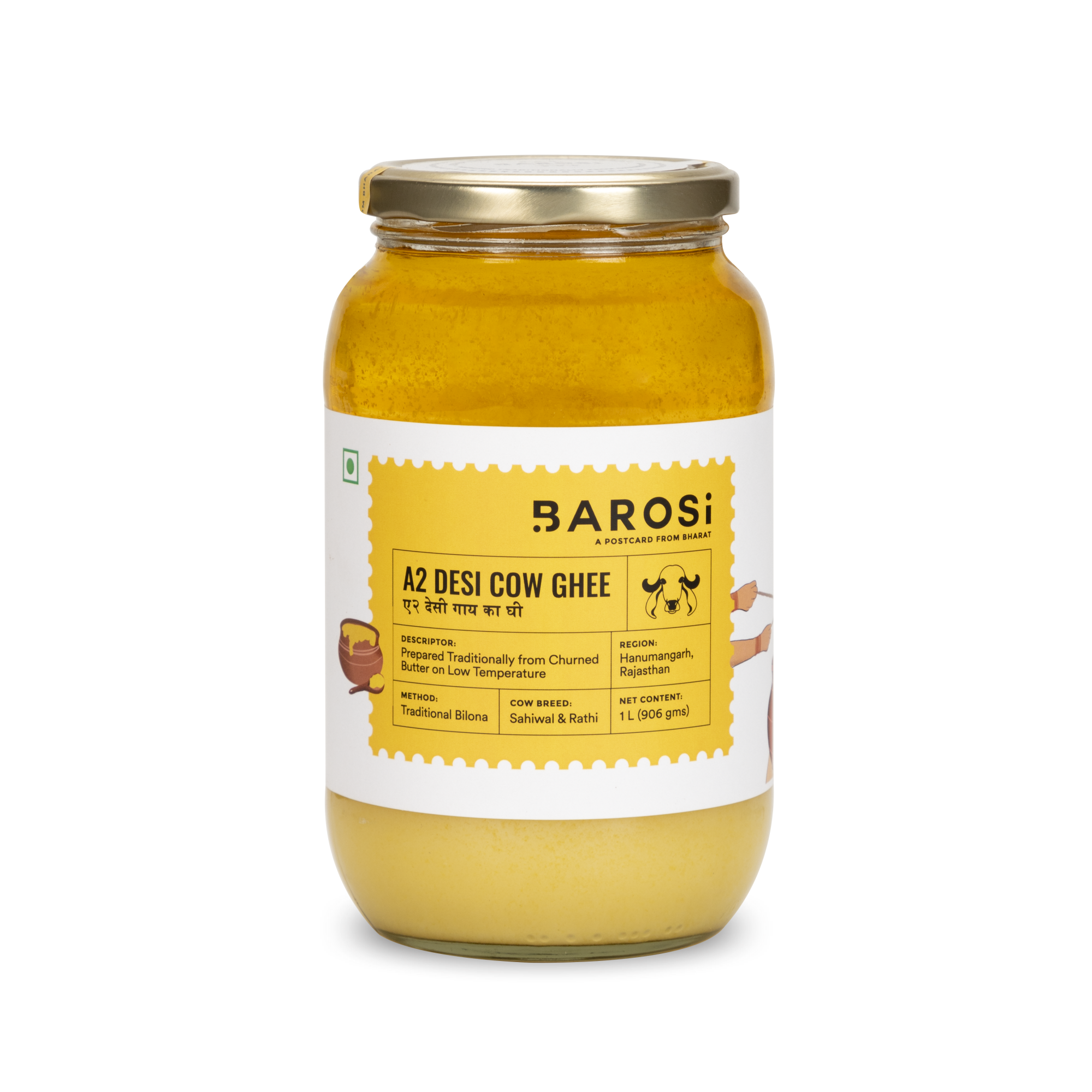 A2 Desi Cow Ghee - 1000ml