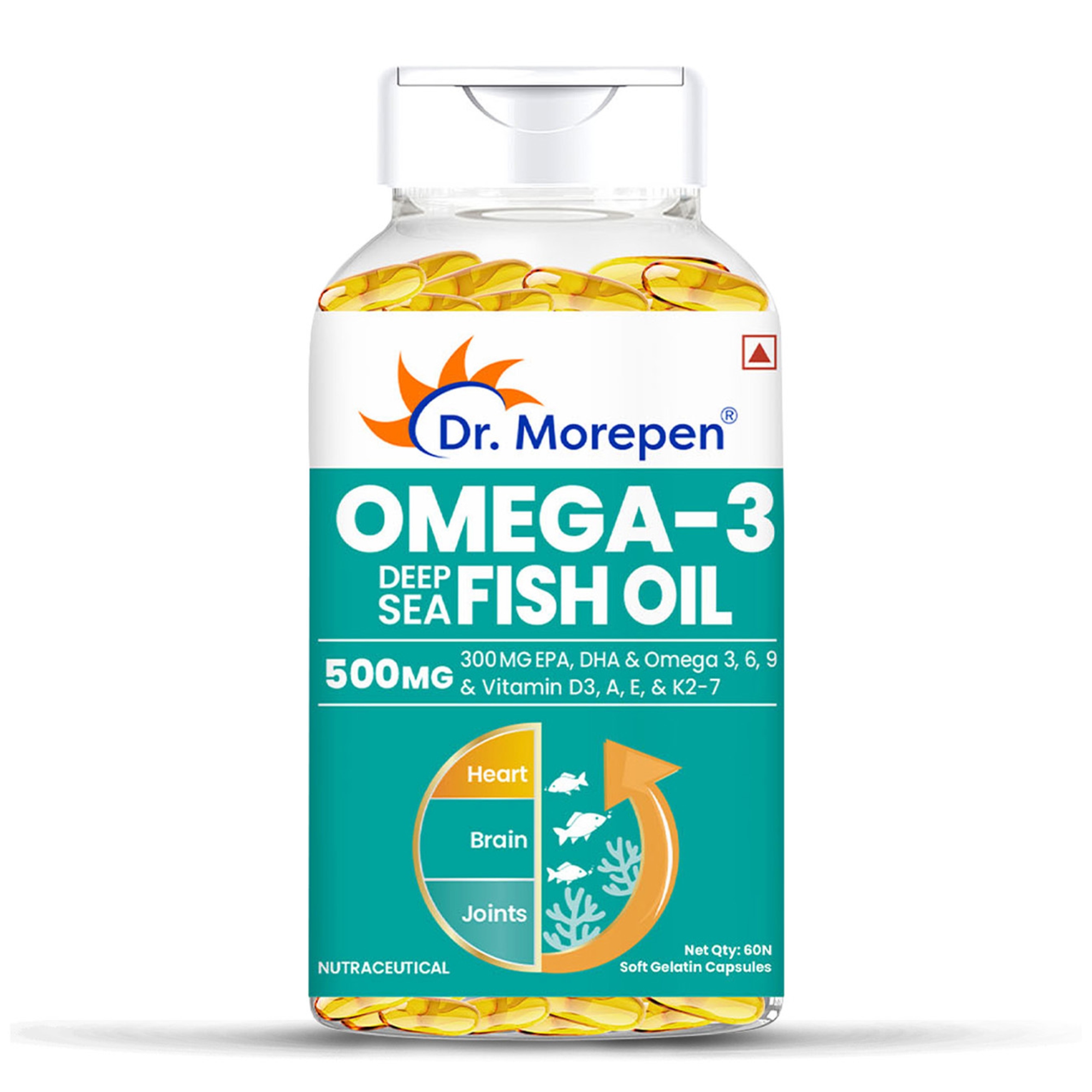 Omega 3 Deep Sea Fish Oil - 60 Softgels