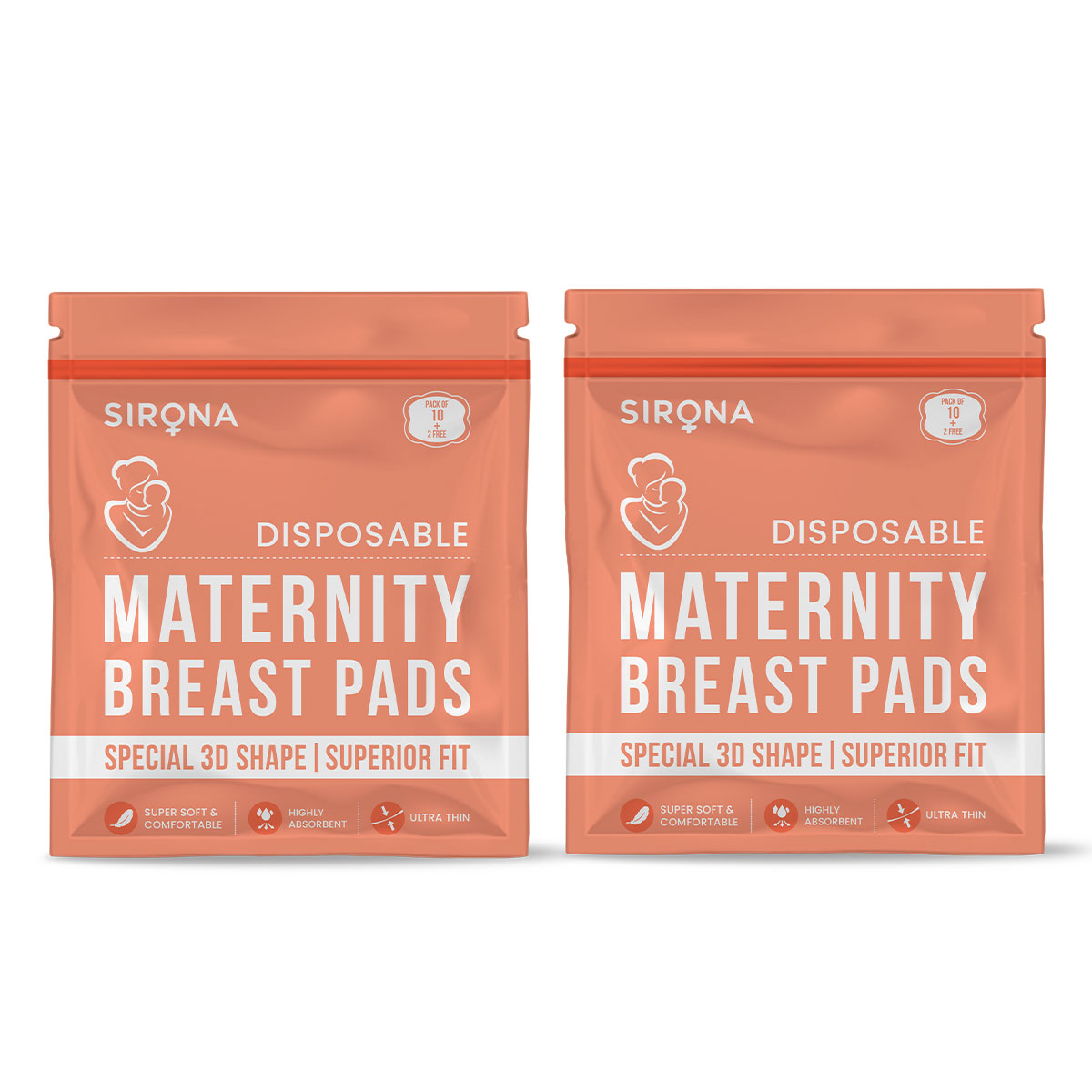 Sirona Disposable Maternity Breast Pads (12 Pads)