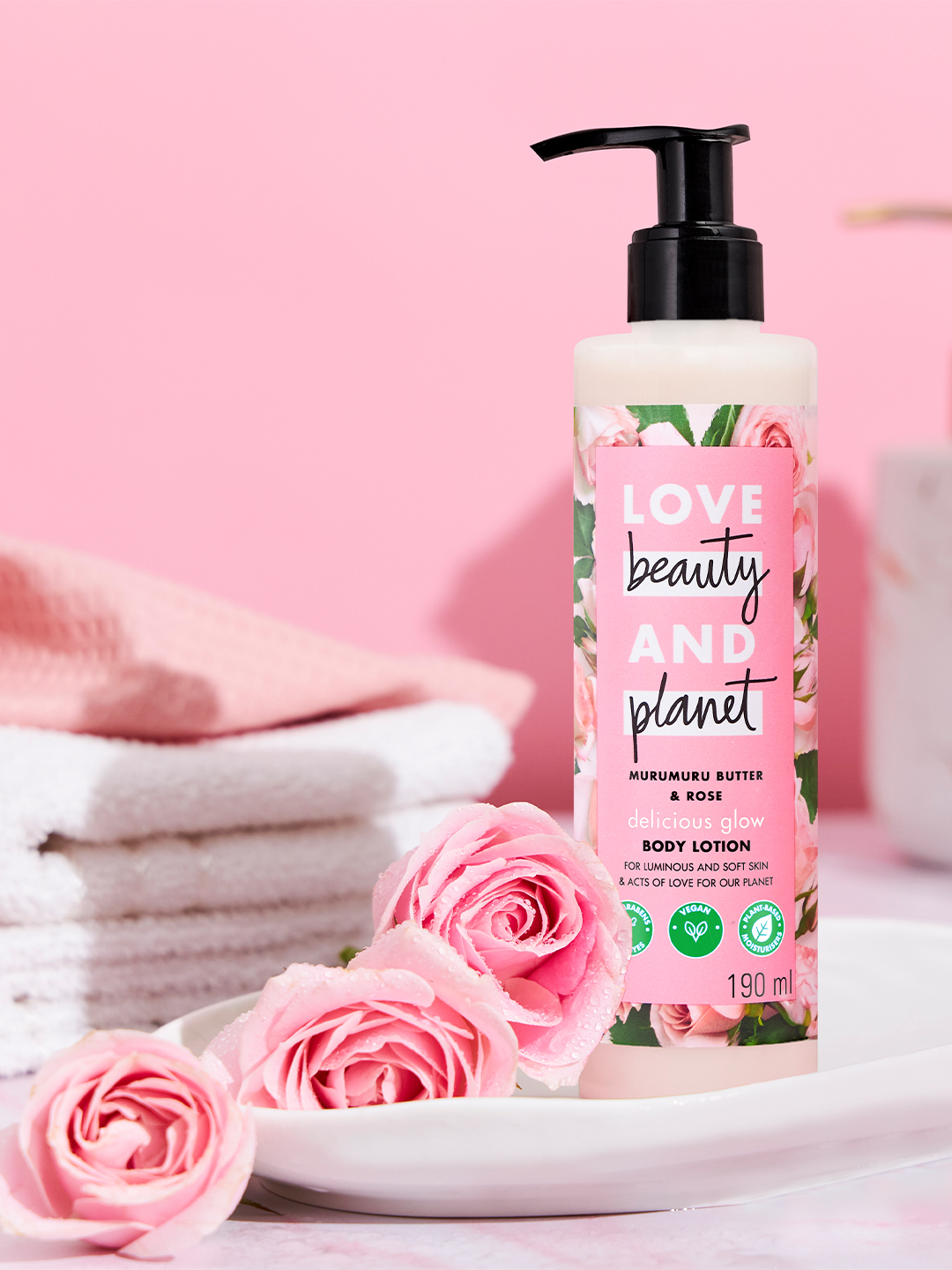 Love Beauty And Planet: Murumuru Butter & Rose Body Lotion - 190ml