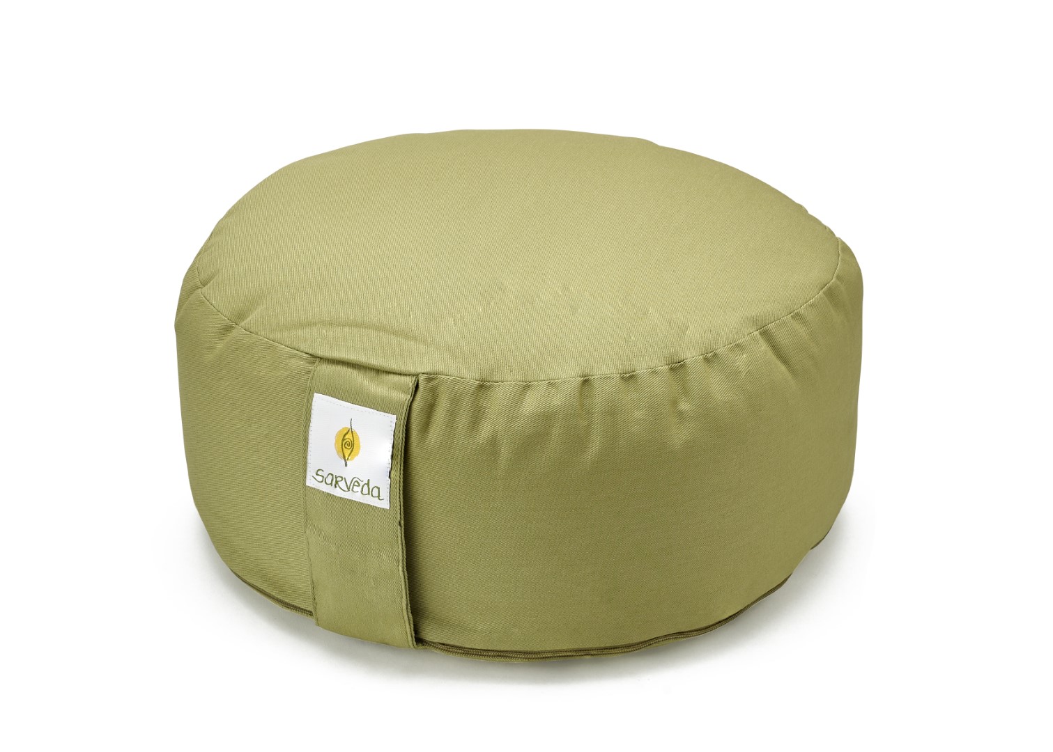 Outlet Round Zafu Buckwheat Meditation Cushion - Chocolate Brown