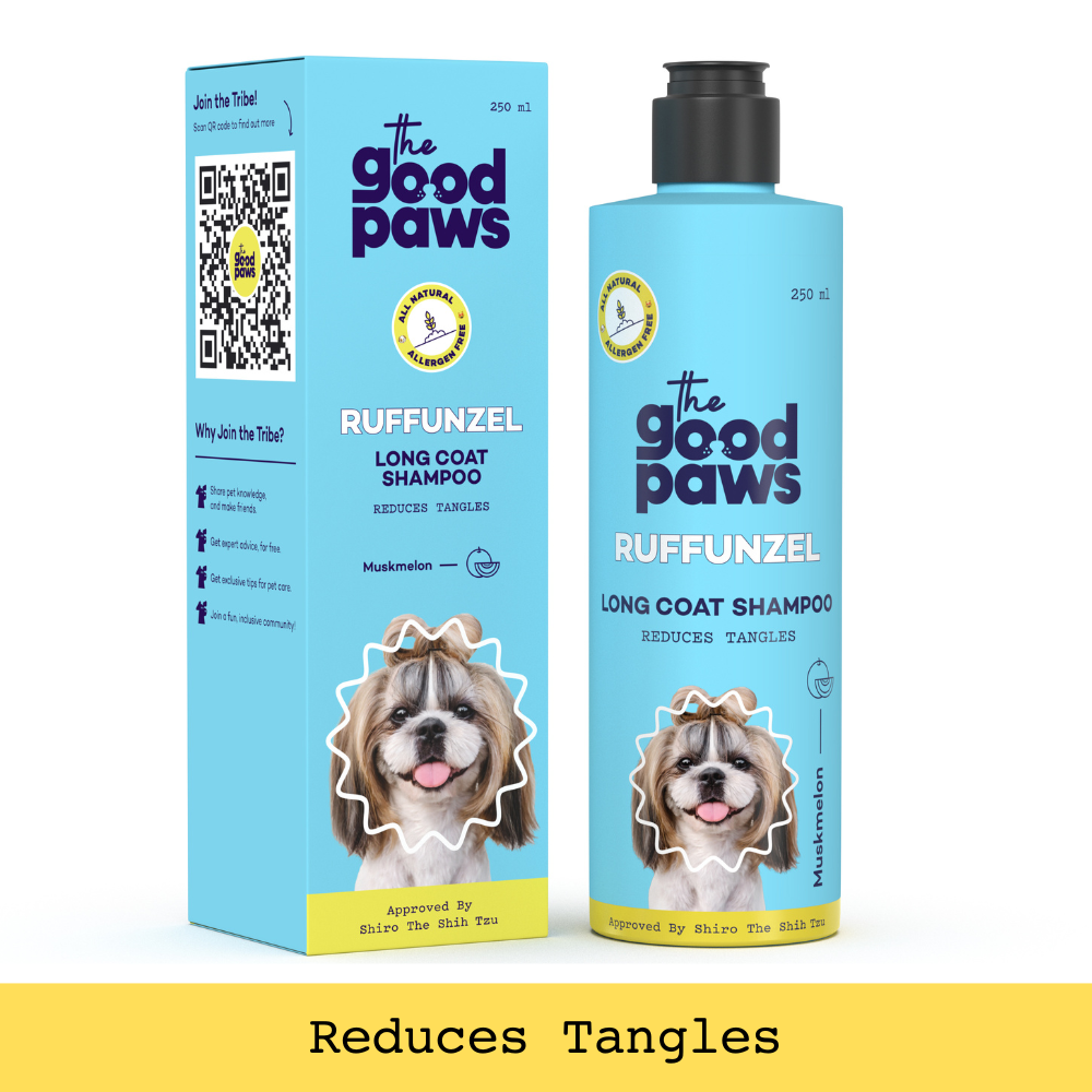 The Good Paws Ruffunzel Long Coat Shampoo Muskmelon 250ml