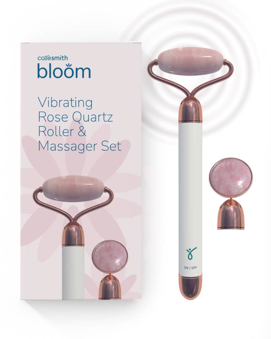 Rose Quartz Vibrating Lift & Contour Facial Roller