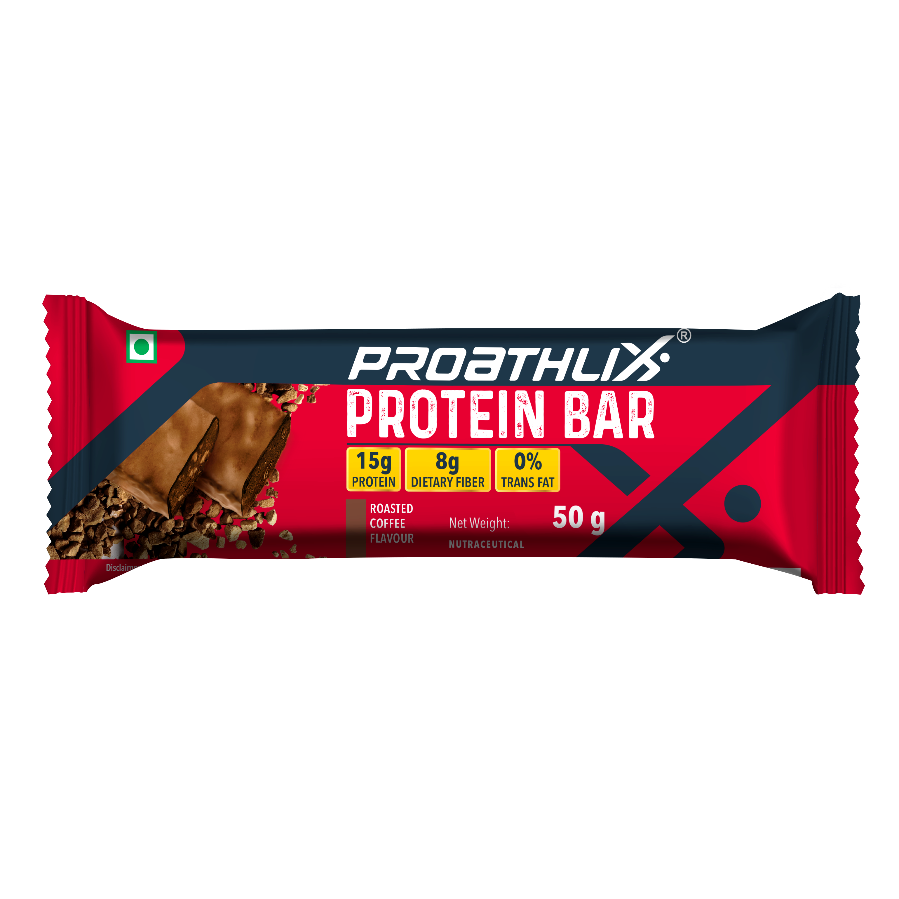 Proathlix Protein Bar Coffee 50gm Pack of 12