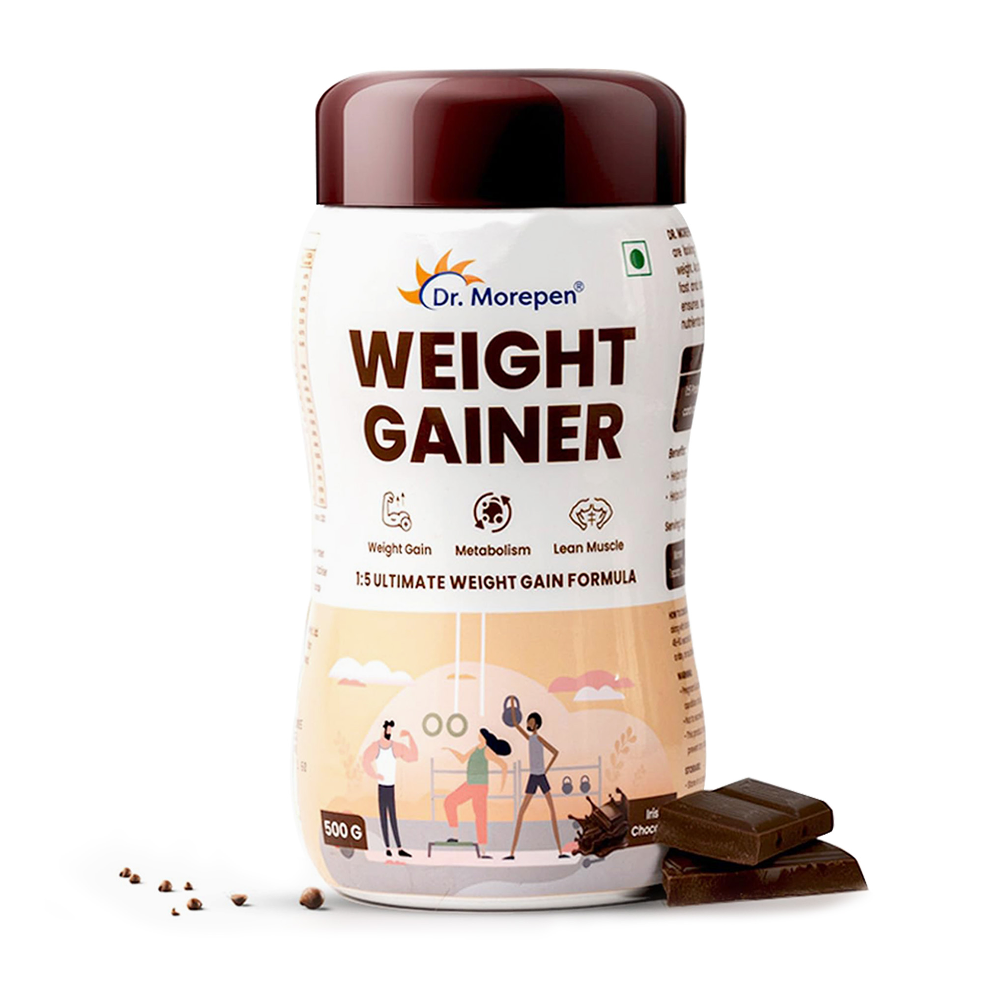Weight Gainer for Weight Gain, Chocolate Flavour - 500gm