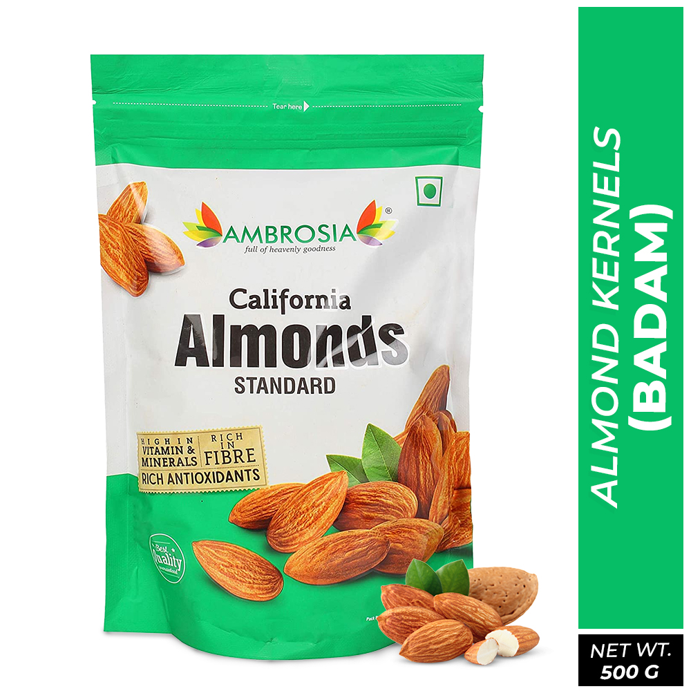 California Whole Almonds - 500gm