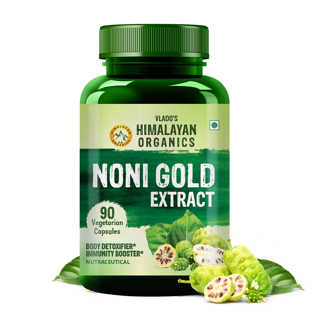 Noni Gold Extract Body Detoxifier Supplement - 90 Veg Capsules