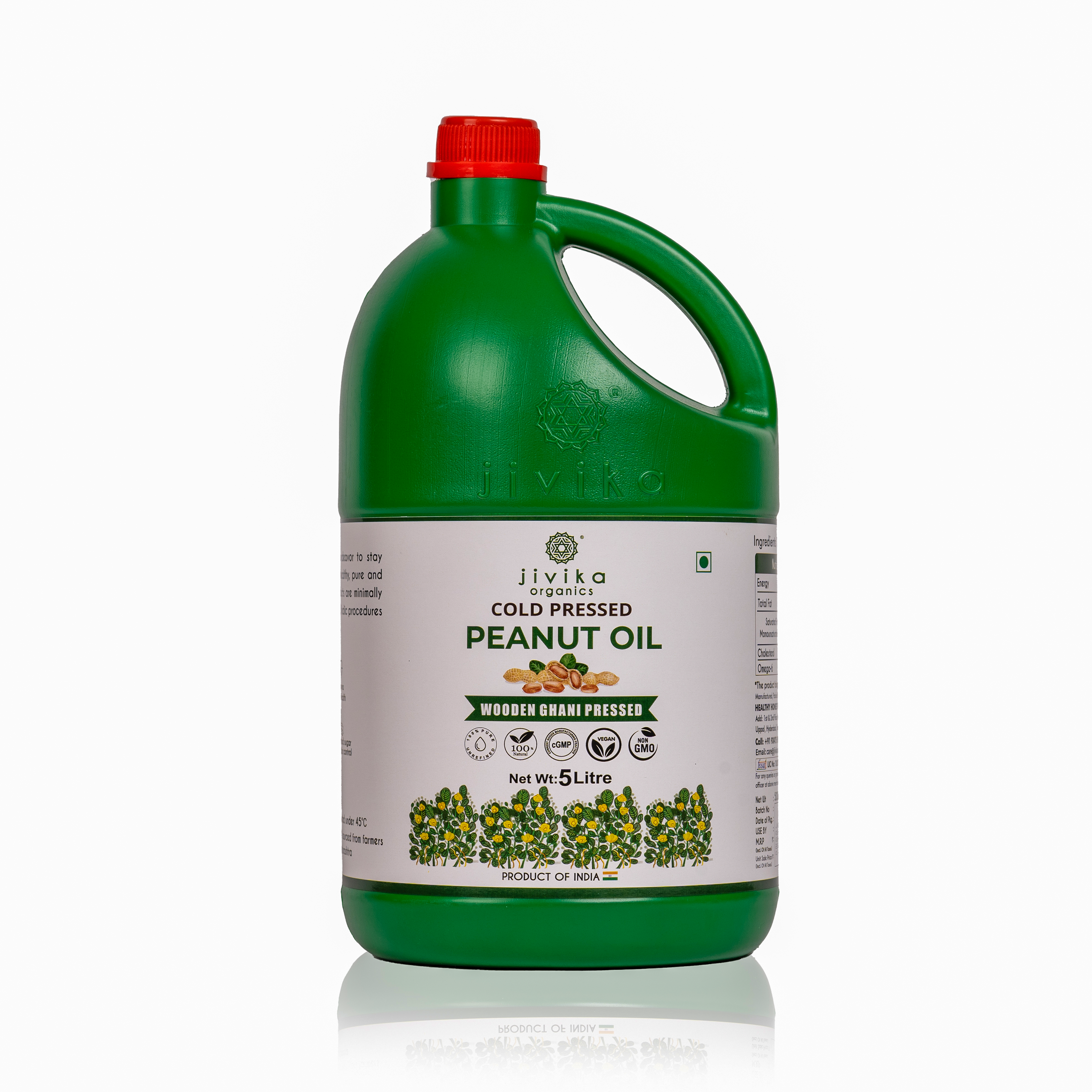 Cold Pressed Peanut Oil/ Groundnut Oil 5Ltr