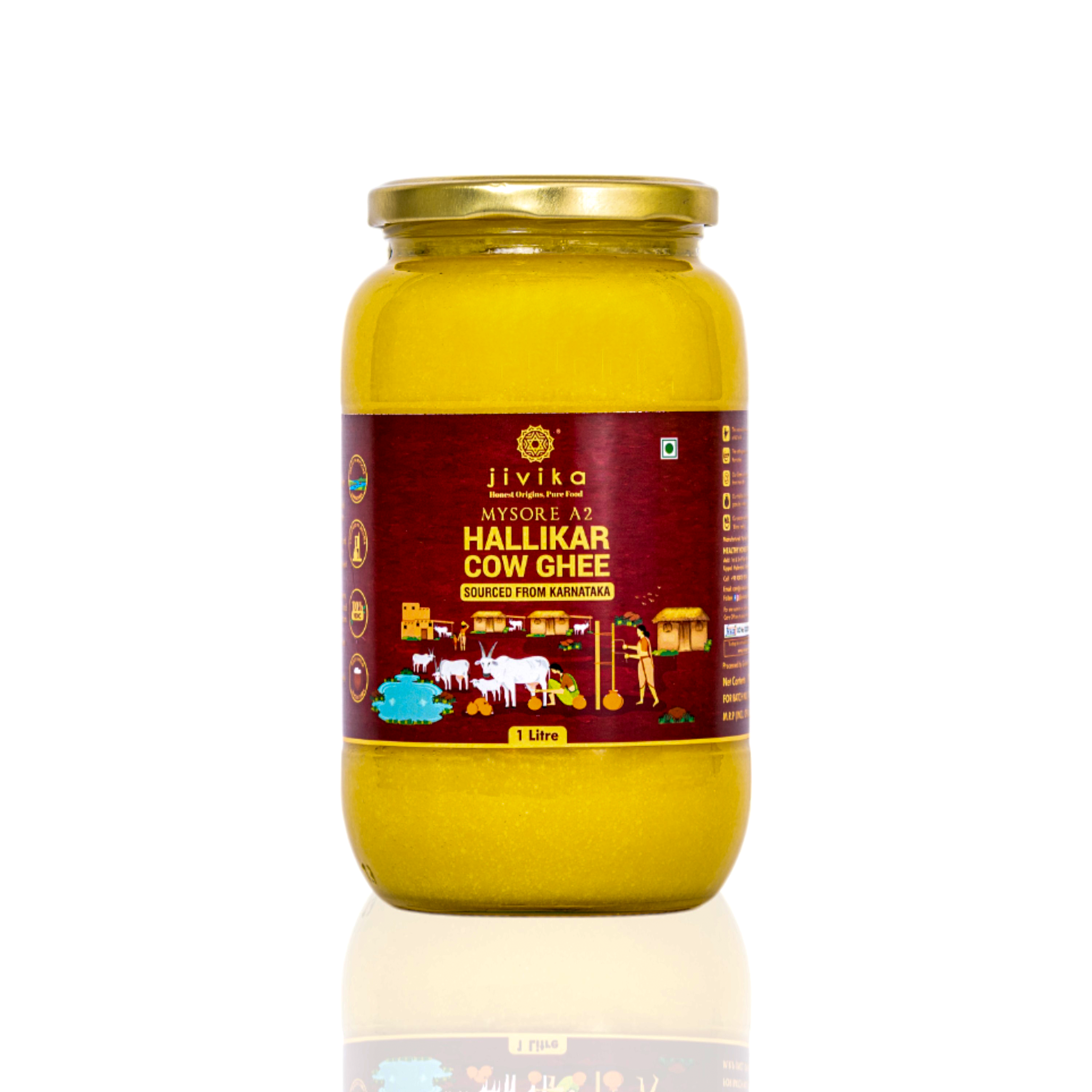 Mysore A2 Halikar Cow Ghee 1000ml