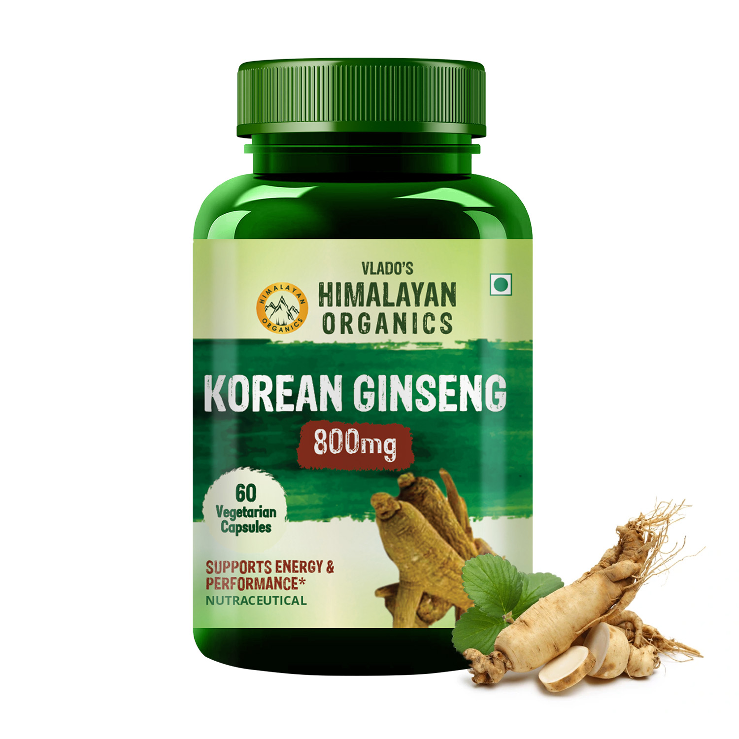 Korean Red Ginseng 1000mg/Serve 60 Veg Capsules