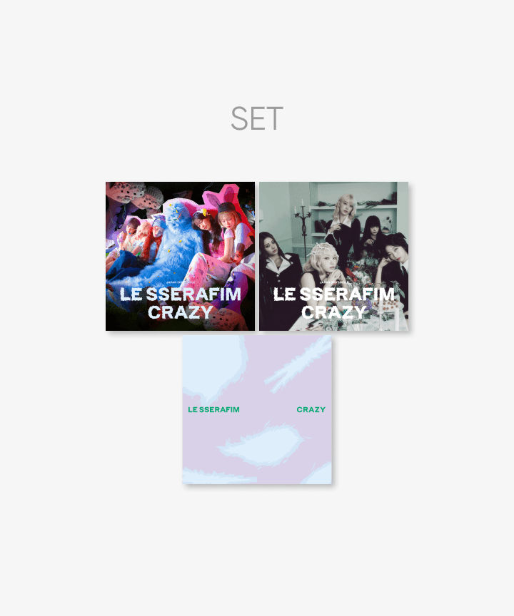 Buy Cokodive Le Sserafim-Crazy (Japan 3rd Single Album) | 3 Set