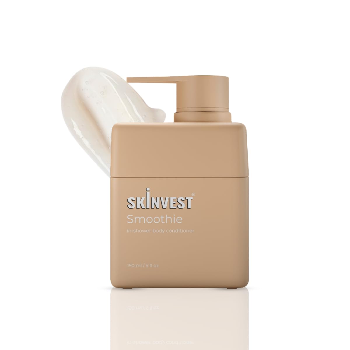 Smoothie In-shower Body Conditioner - for 24hrs non-sticky Hydration - 150ml | Shea butter, Salicylic Acid | Improves Skin Texture, Dryness Flakiness, For All Skin Types | For Men Women