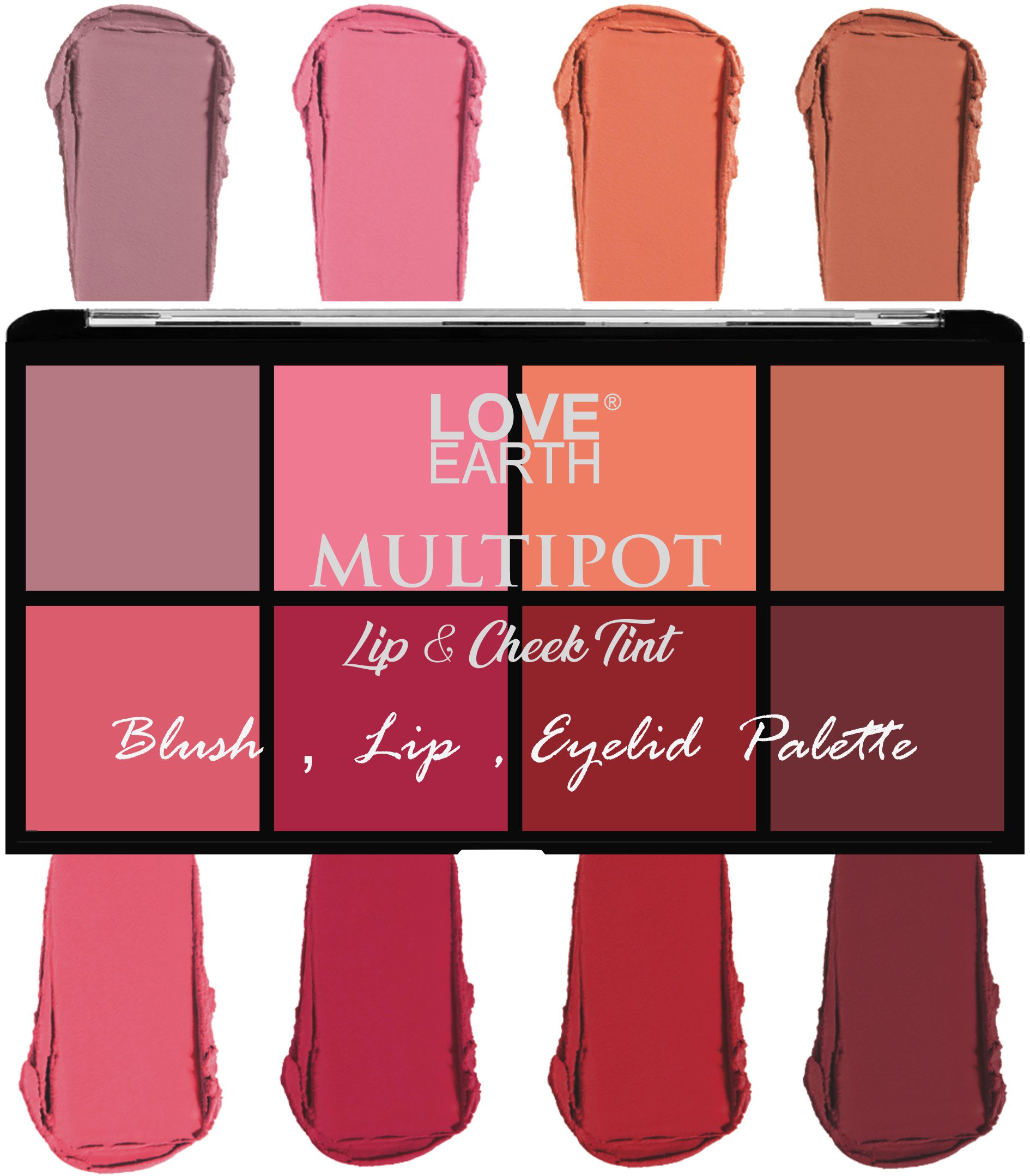 Blush - Lips - Eyelids Palette - 16gm
