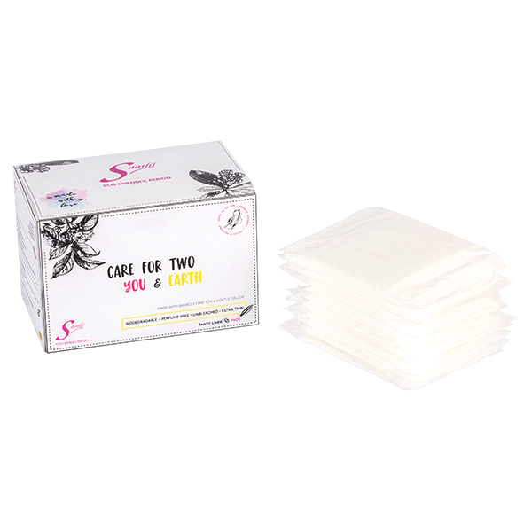 Bamboo Fiber Biodegradable Panty Liner – Saathi: Eco-friendly, period