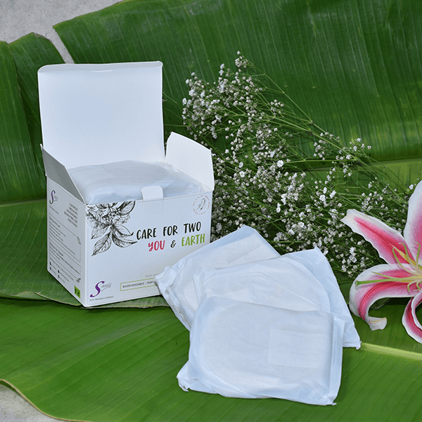 Overnight Banana Fiber Sanitary Pads - Pack of 16