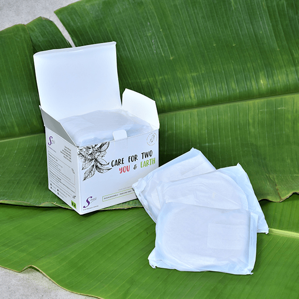 Overnight Banana Fiber Sanitary Pads - Pack of 24