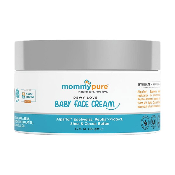 mommypure Dewy Love Baby Face Cream for moisturisation 120 gm