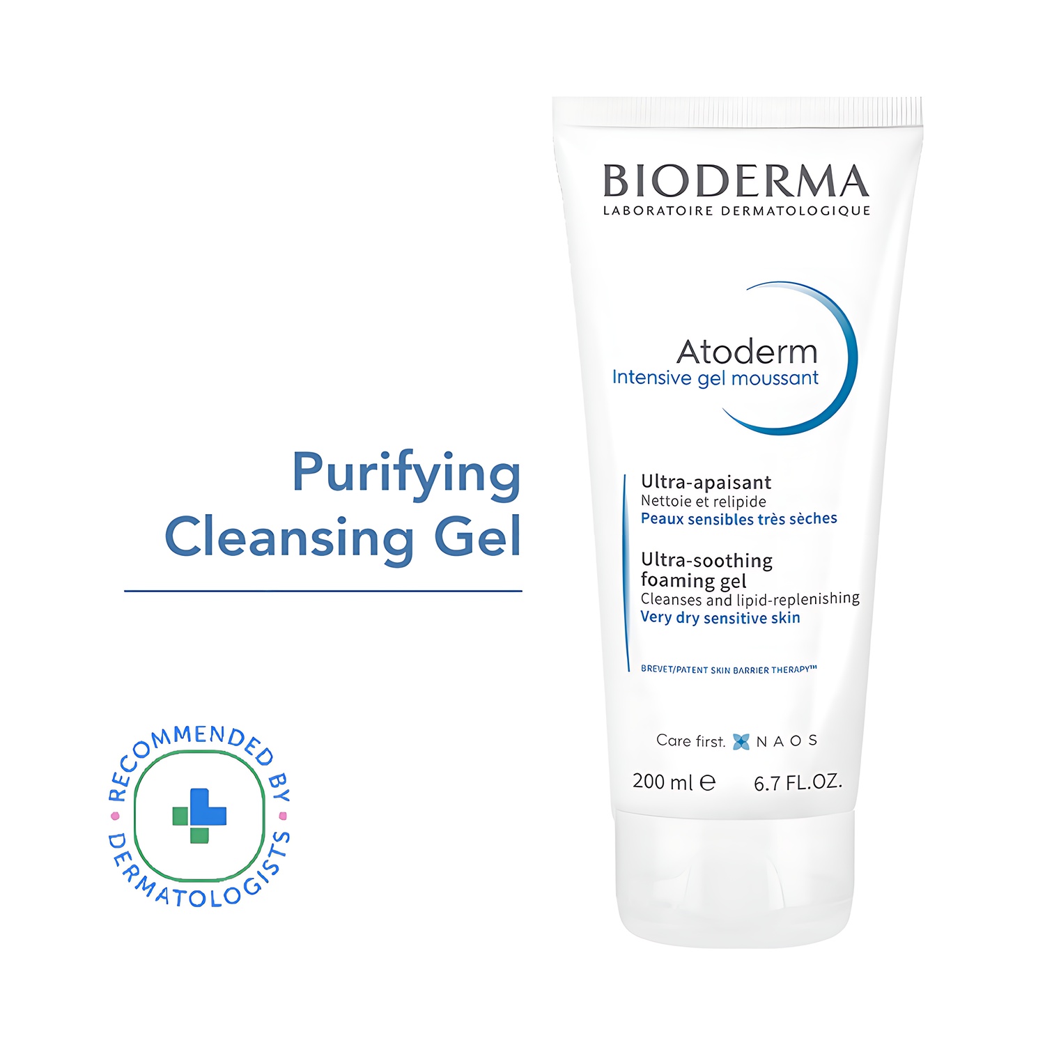 Atoderm Intensive Gel moussant Ultra-Soothing Shower Gel Very Dry To Atopic Skin, 200ml