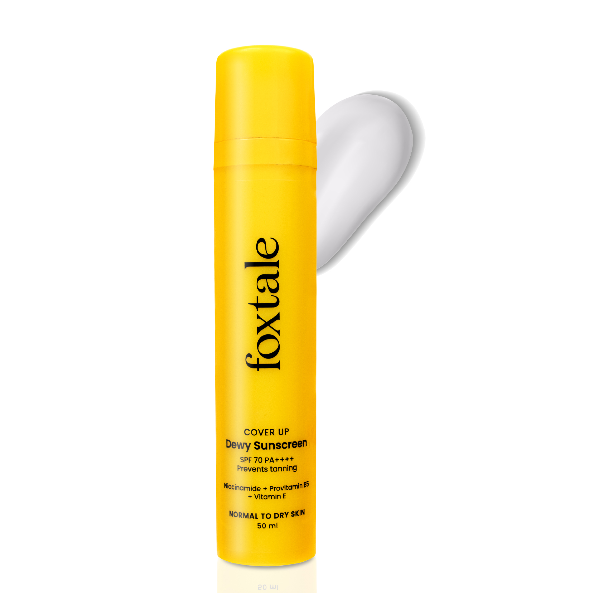 Dewy Sunscreen SPF 70 PA++++ With Niacinamide + Provitamin B5 + Vitamin E 50ml