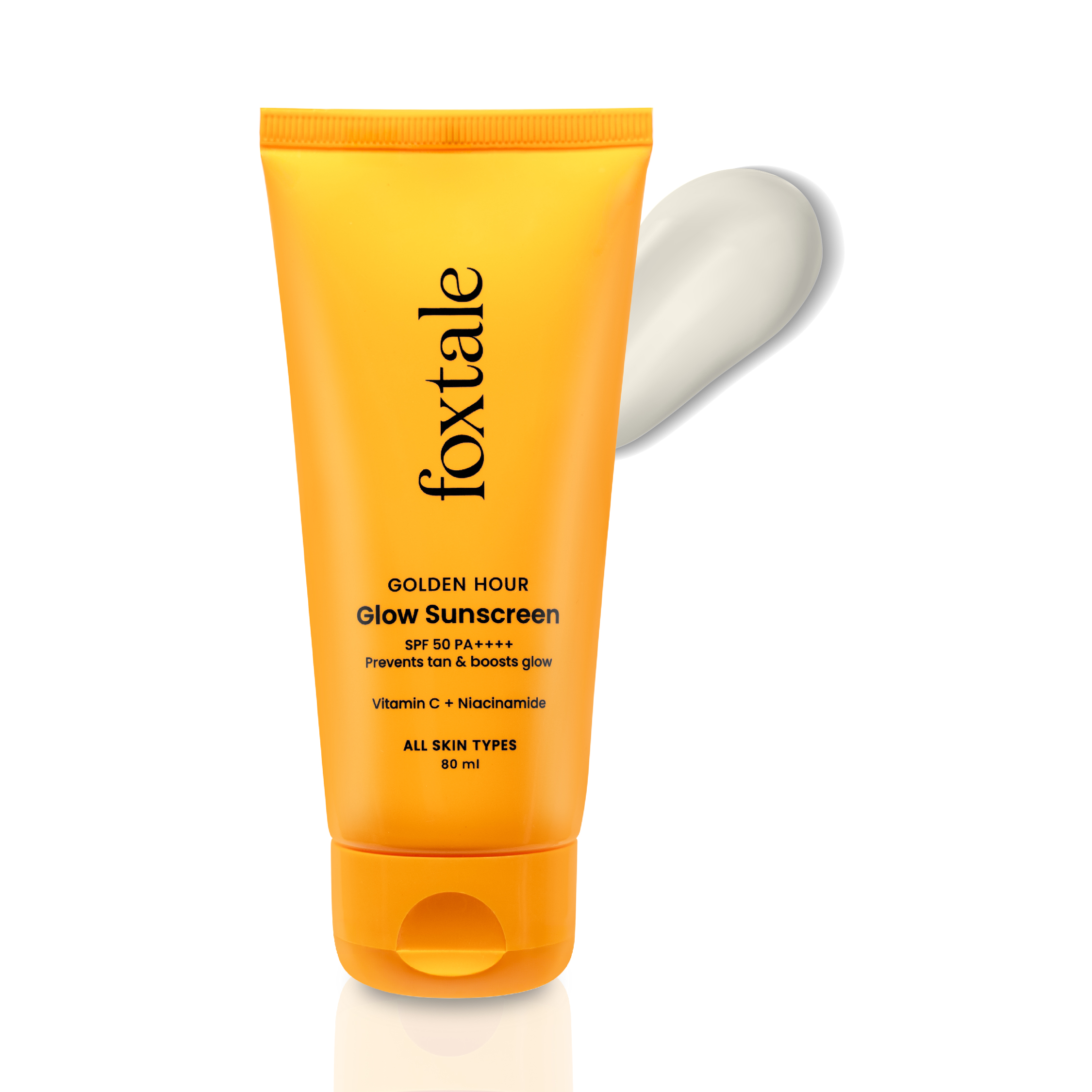 Glow Sunscreen SPF 50 PA++++ with Vitamin C Niacinamide 80ml