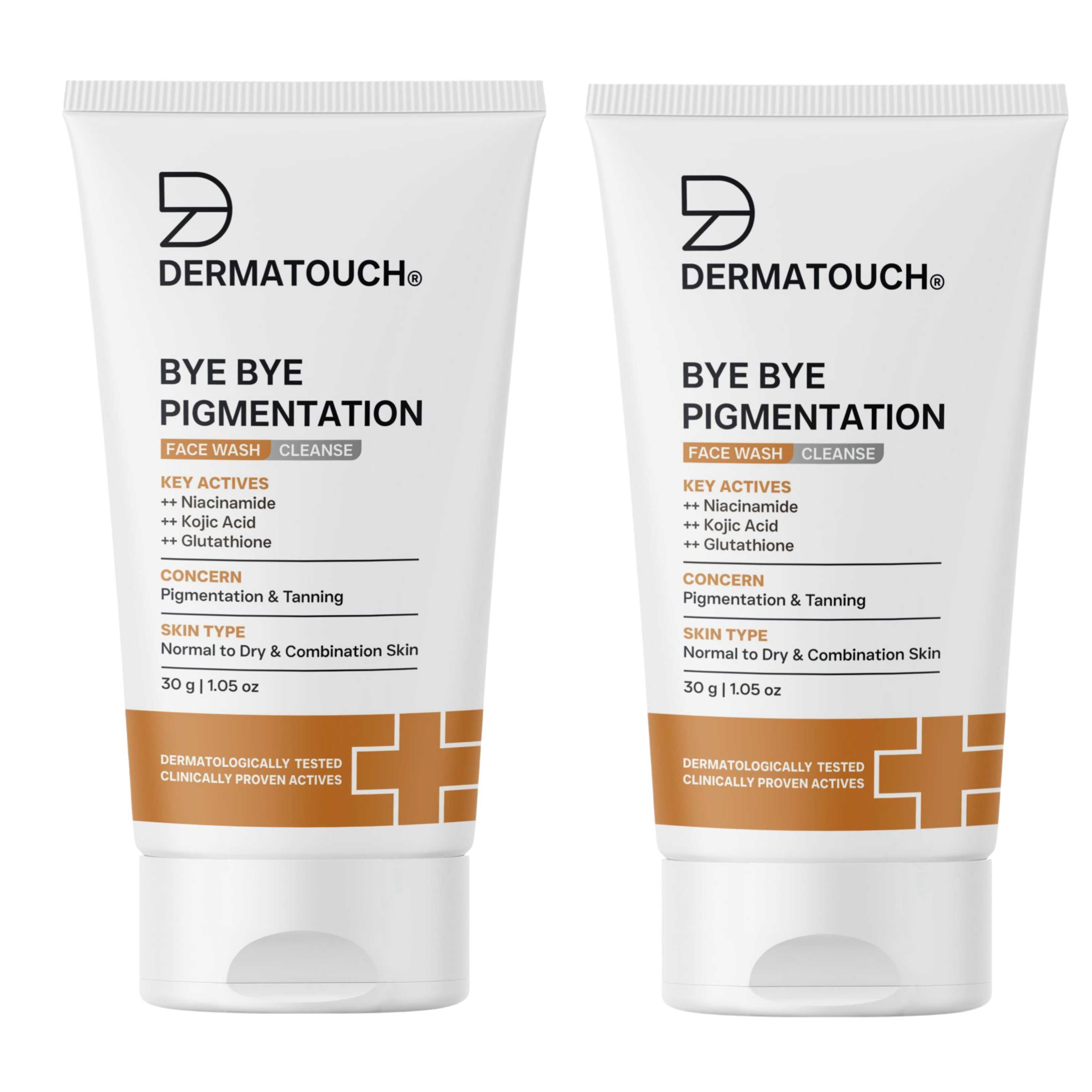 Dermatouch Bye Bye Pigmentation Face Wash - 30gm Pack Of 2