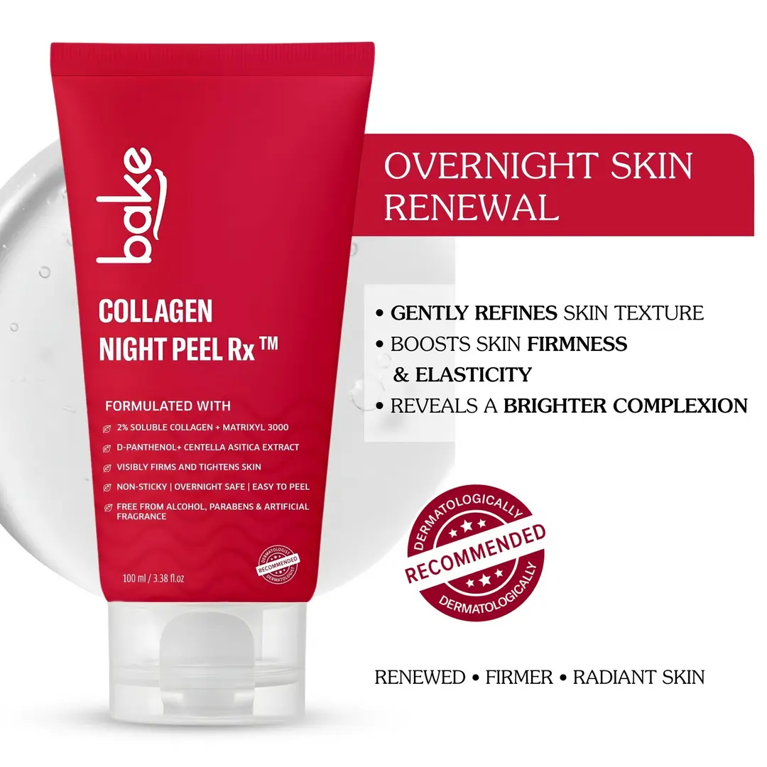 Collagen Night Peel Rx 2 Soluble Collagen Mask for Firming, Tightening, Elasticity Hydration 100ml