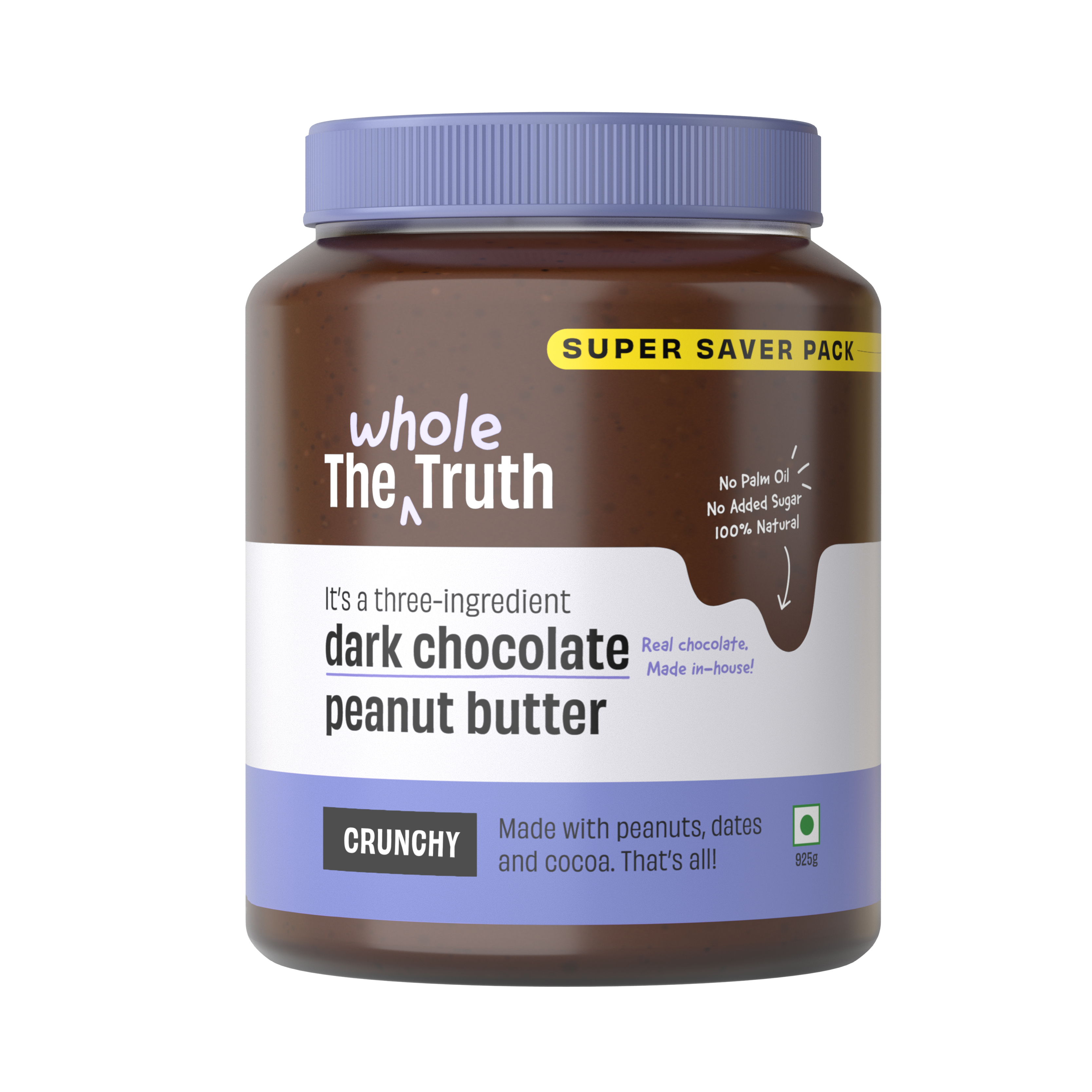 Buy Yogabar Crunchy Dark Chocolate Peanut Butter 1kg (Pack of 2), Chocolate  Peanuts Butter, High Protein Peanut Butters with Anti-Oxidants, Crunchy ,  Chocolatey & Creamy Peanut Butter