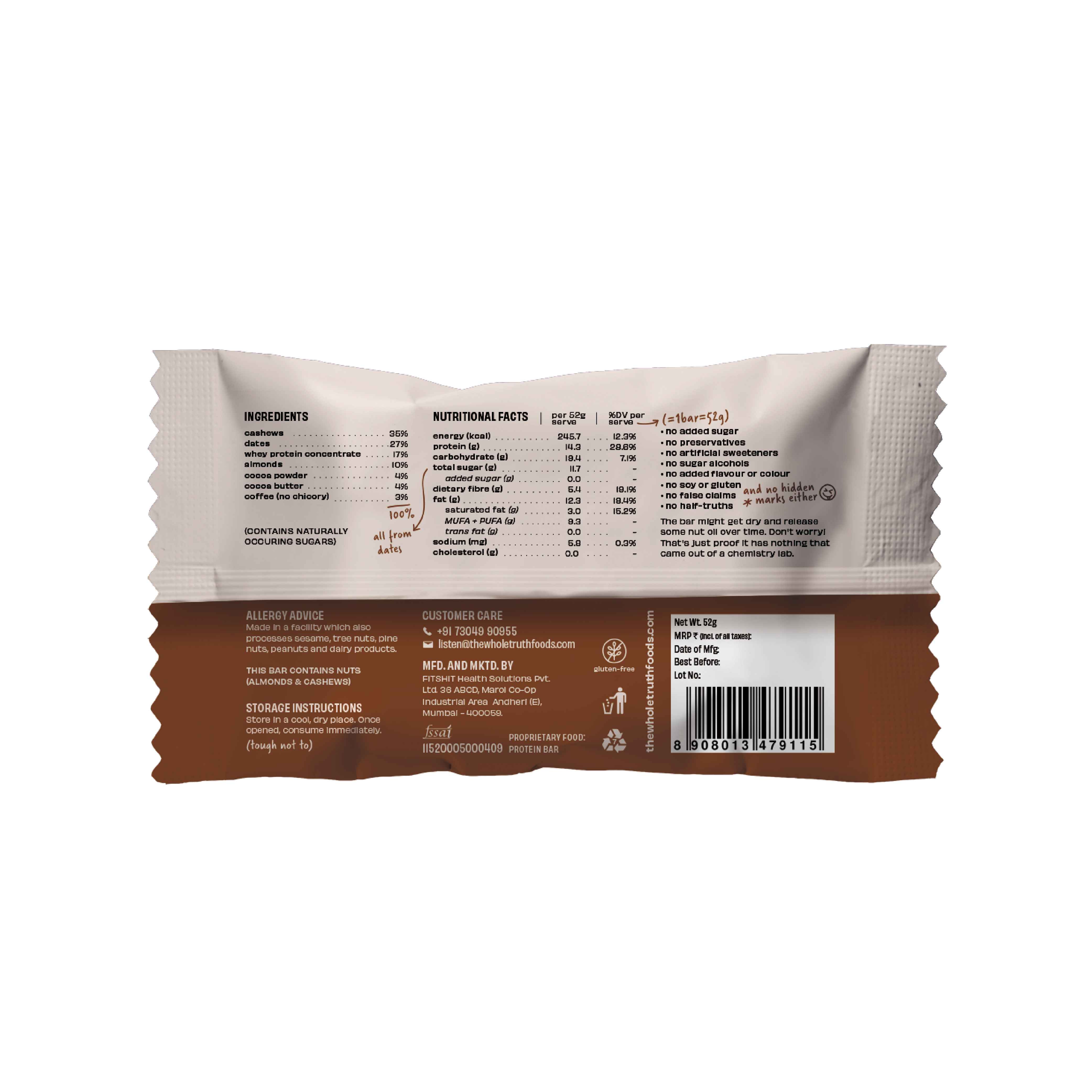 YogaBar: Protein Bars Variety - 360gm (Pack of 6)