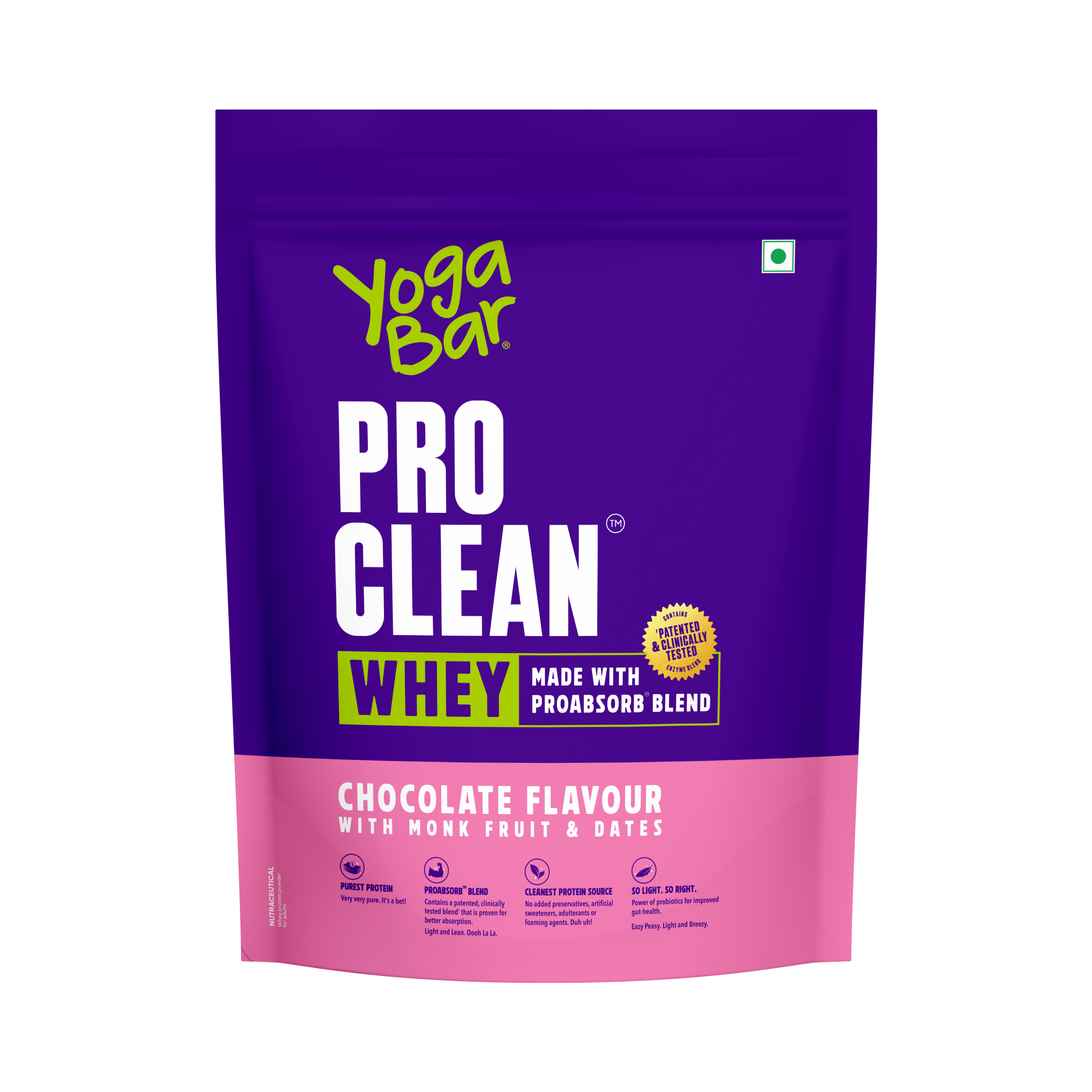 ProClean Whey Protein Blend 680gm | Chocolate Flavor with Monk Fruit Dates