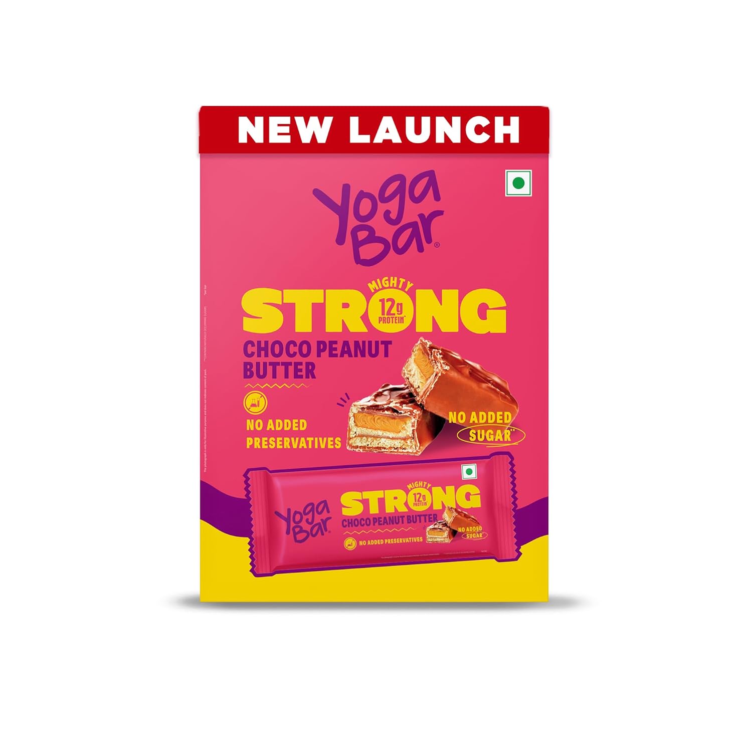 Enrobed Bars - Chocolate Strong 12gm Protein Bars Pack of 6