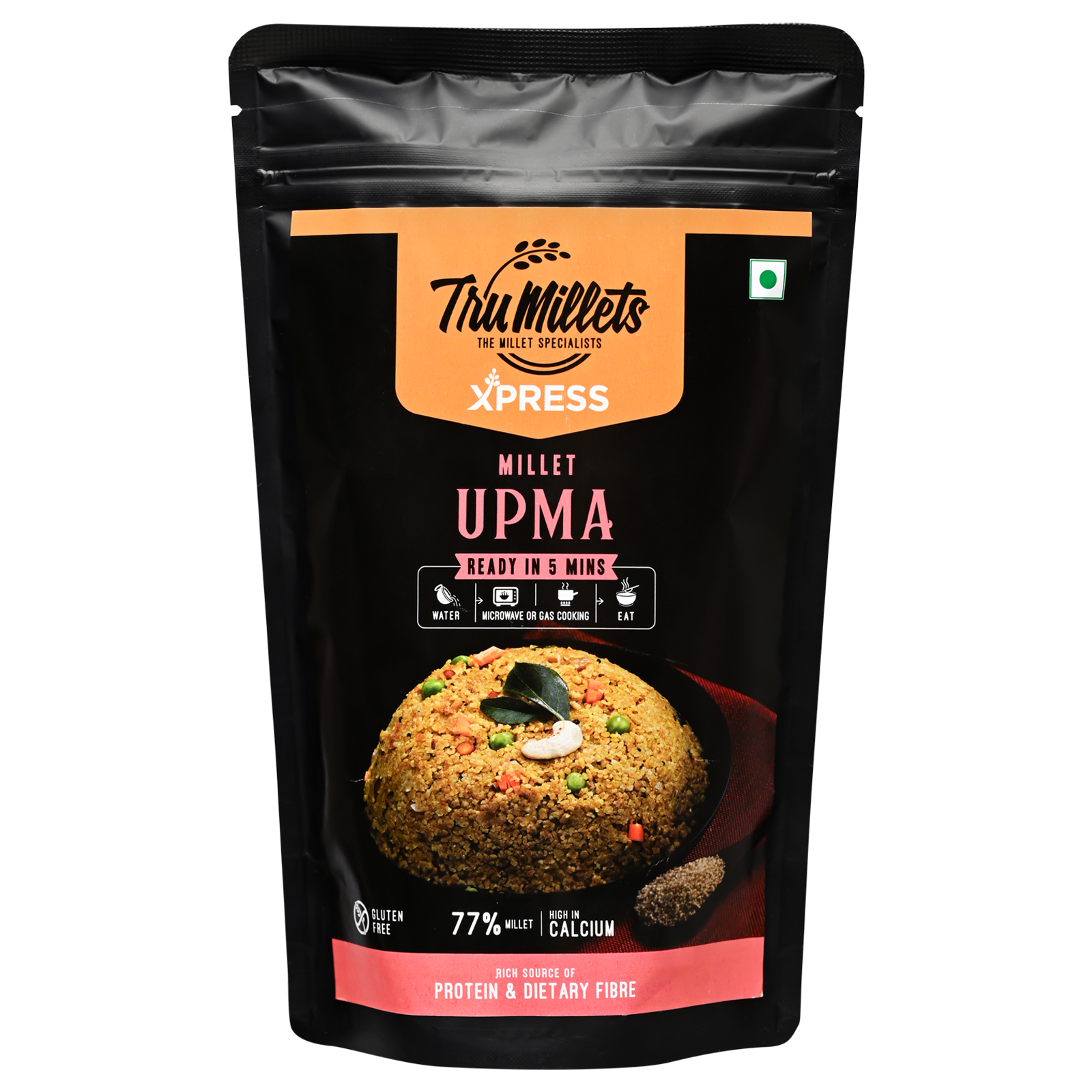 Trumillets Millet Upma, 180gm (Pack of 1)